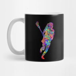 Lacrosse watercolor art Mug